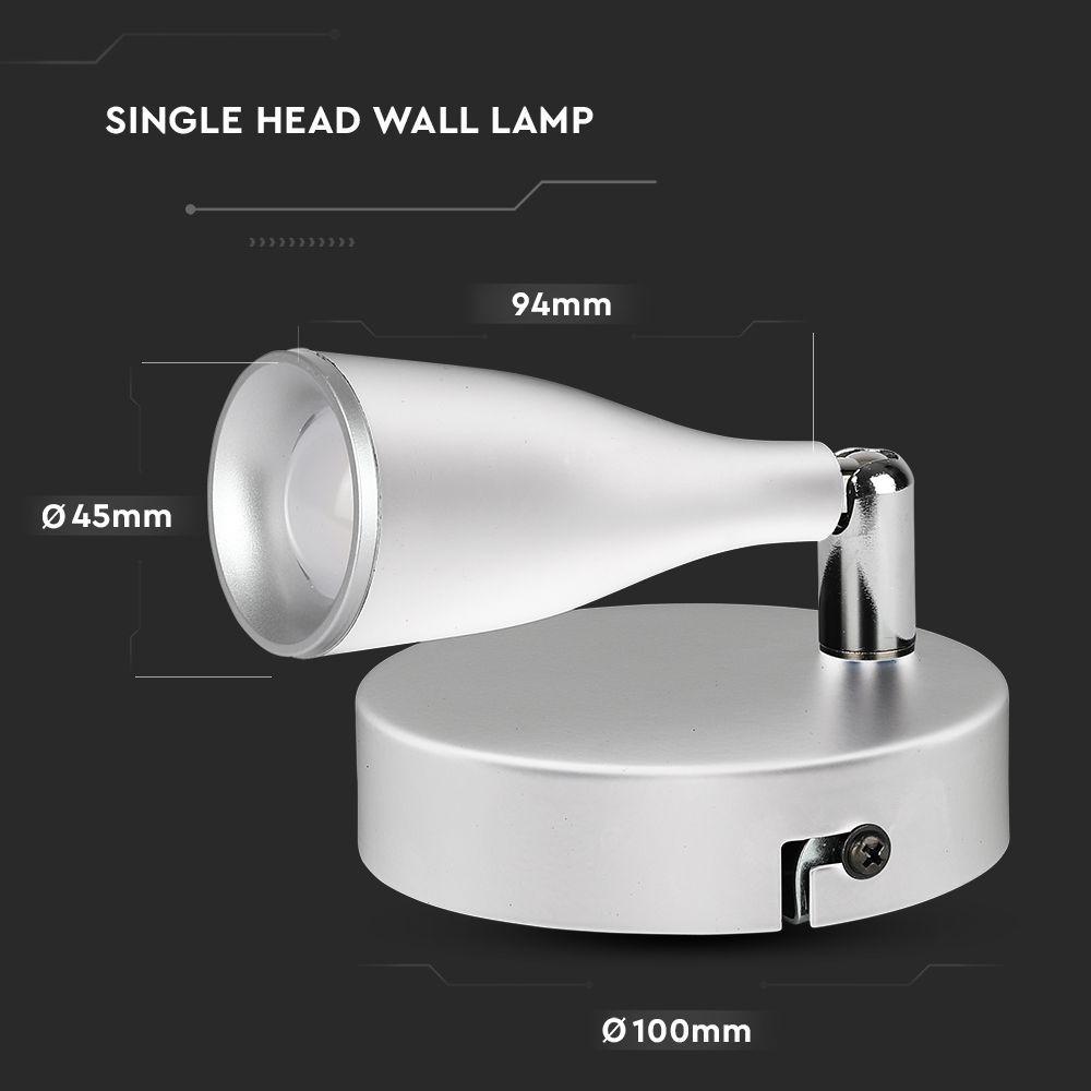 VT-805 4.5W LED WALL LAMP 4000K WHITE