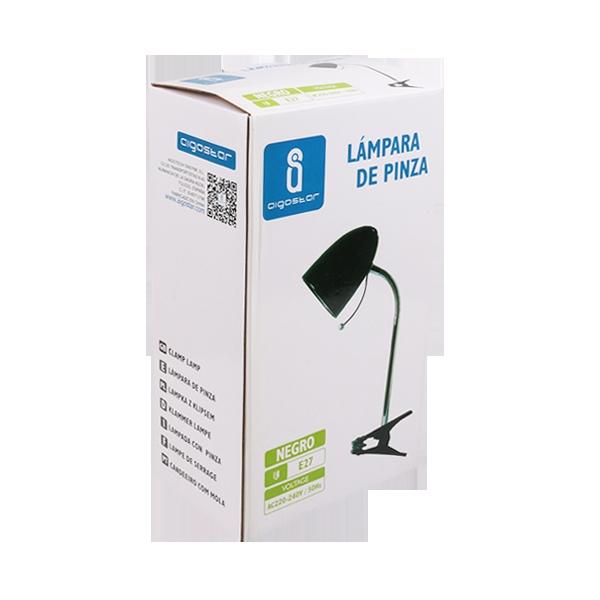 Clip Table Lamp (Without Light Source ) Black E27