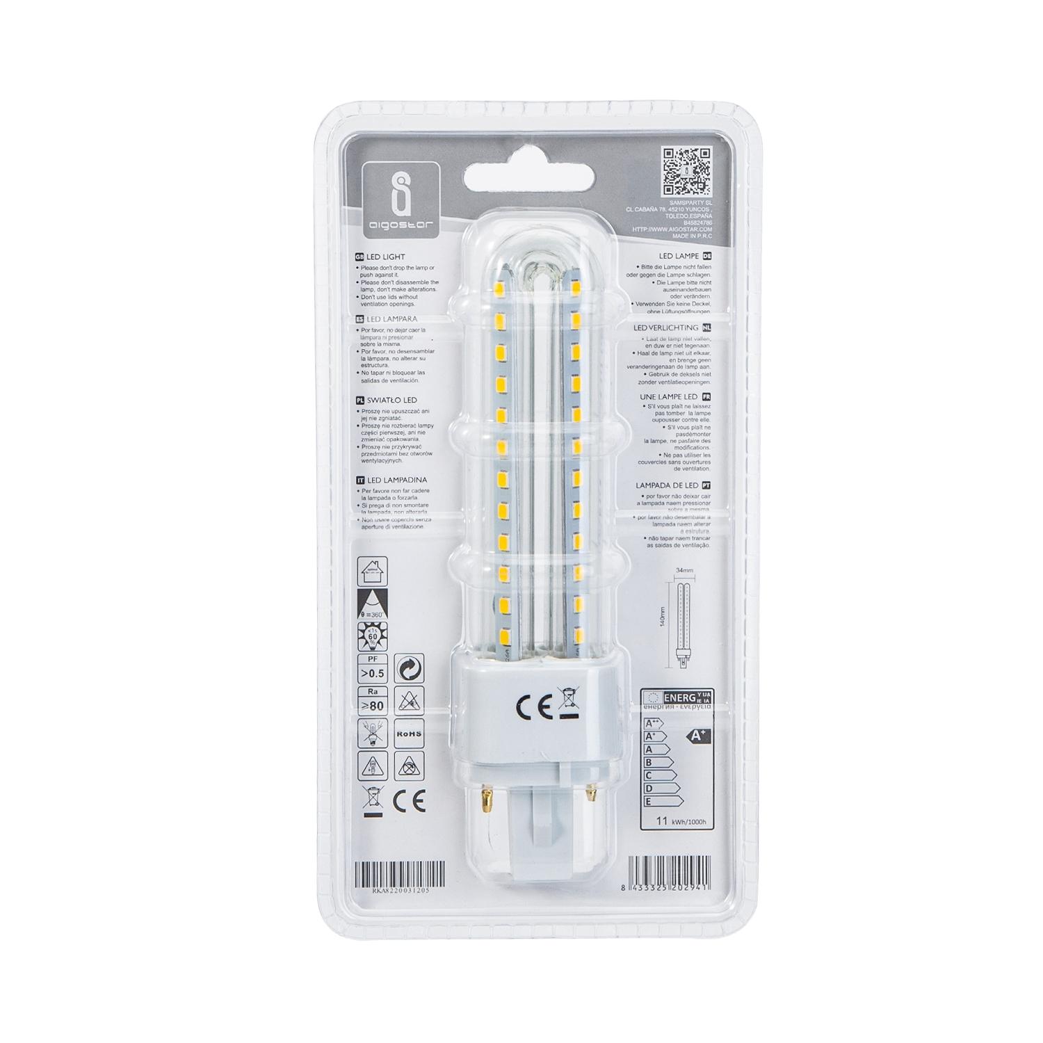 LED G24d-3 11W Double tubes