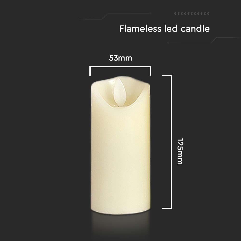 VT-7568 CANDLE LAMP TABLE TOP 53x125MM AA BATTERY