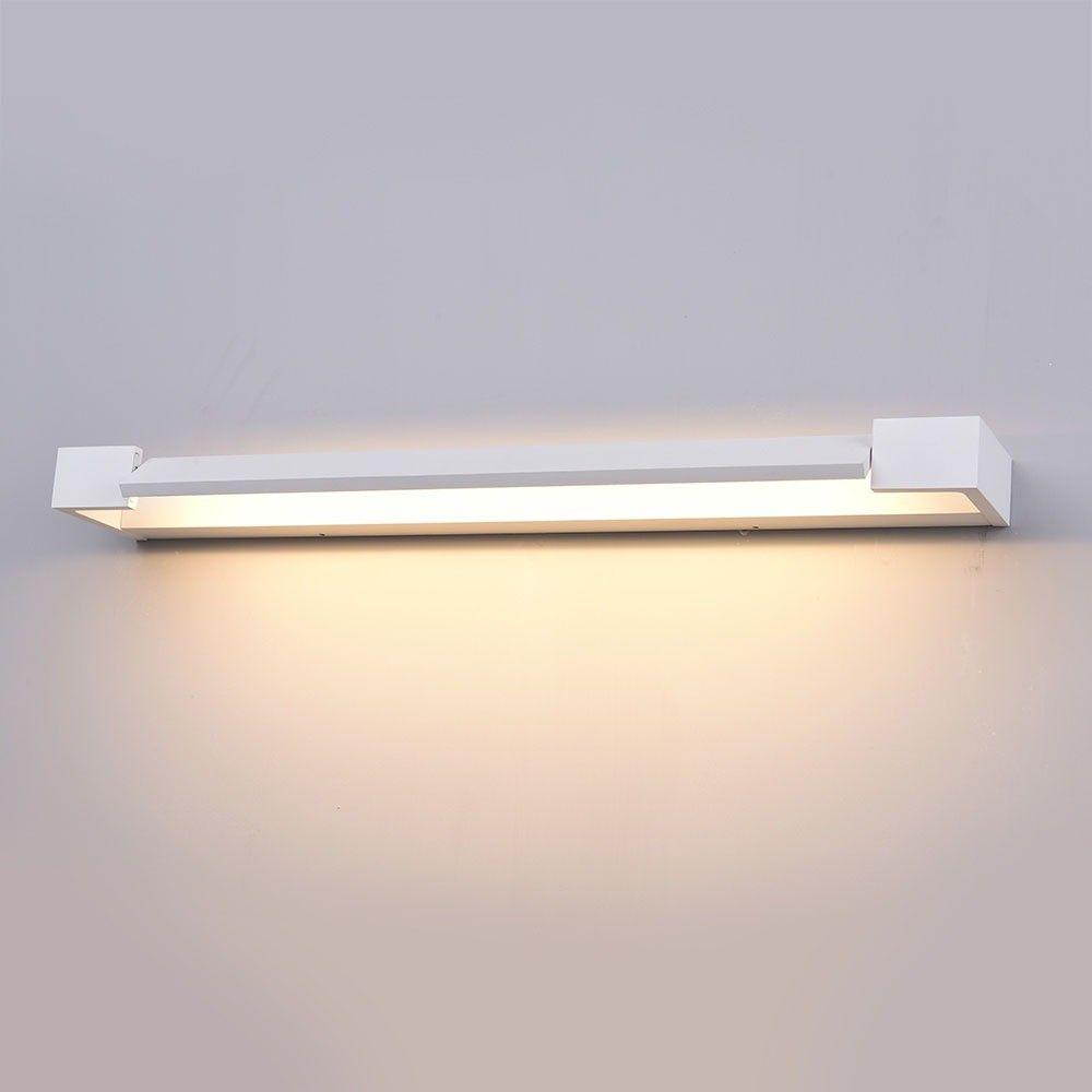 18W Lampa nad lustro, Barwa:3000K, IP44, Biały, VTAC, SKU 8533