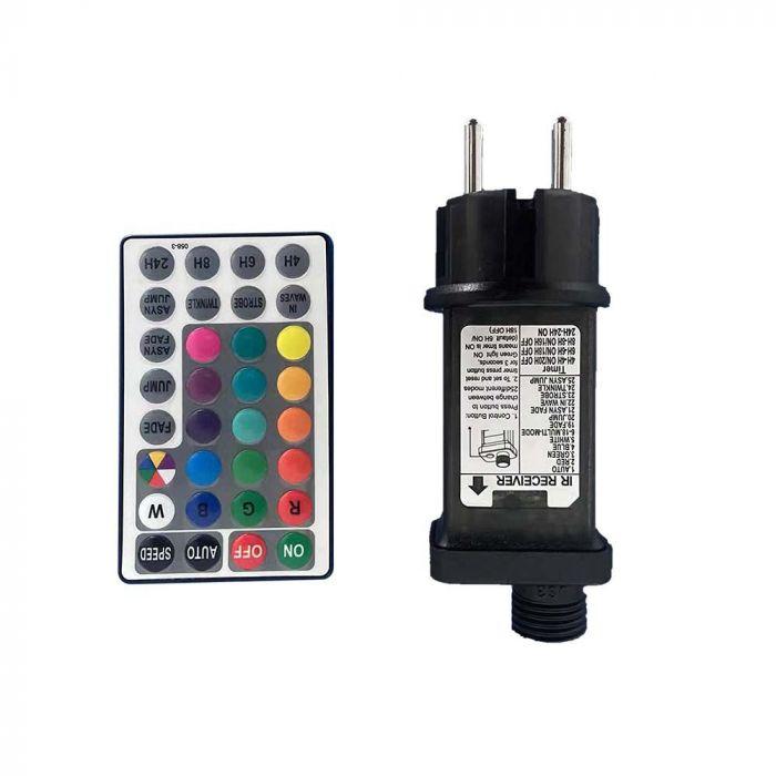 VT-713S 0.5W/BULB LED STRING LIGHT REMOTE EU PLUG RGB SET