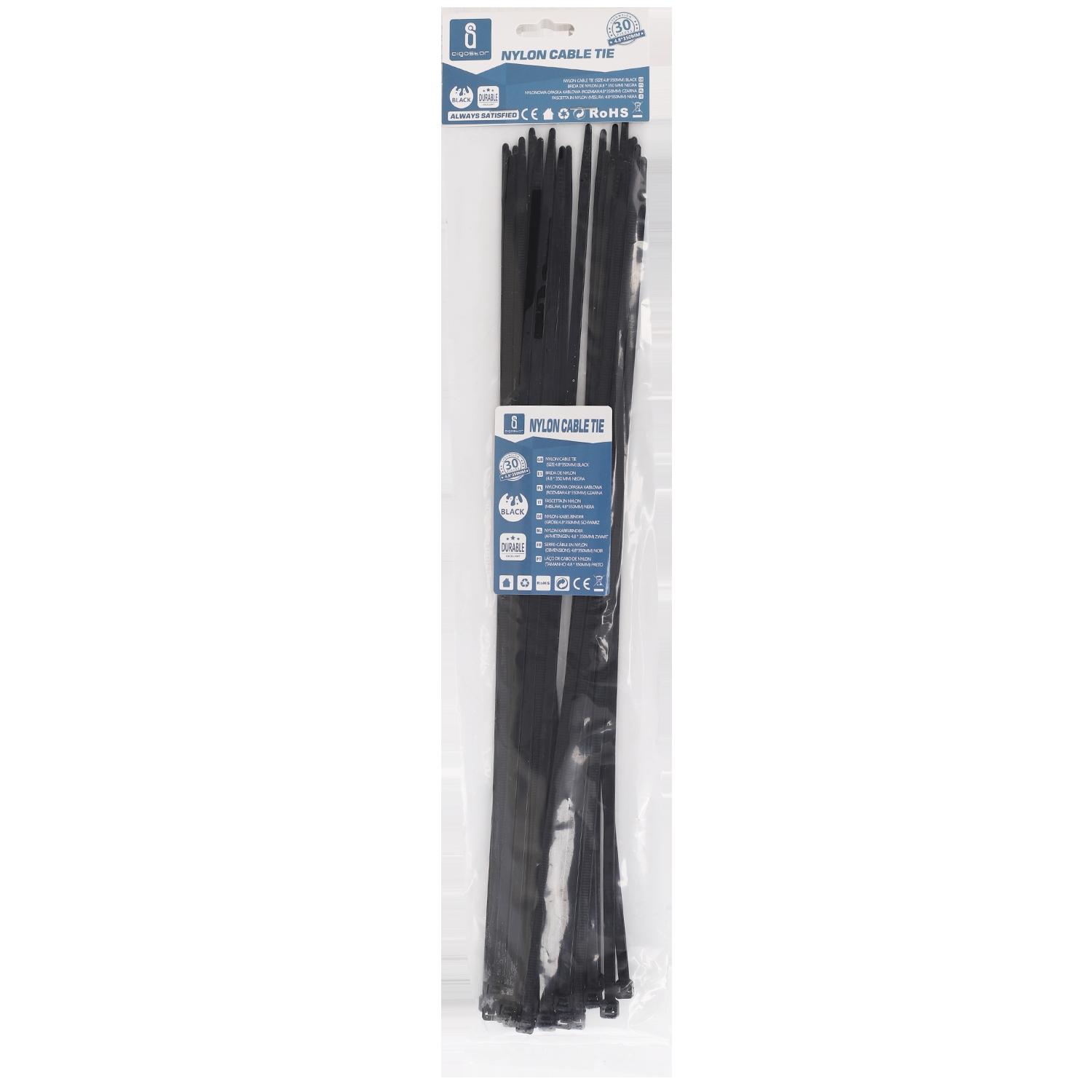 Nylon Cable Ties W4.8*L350mm Black