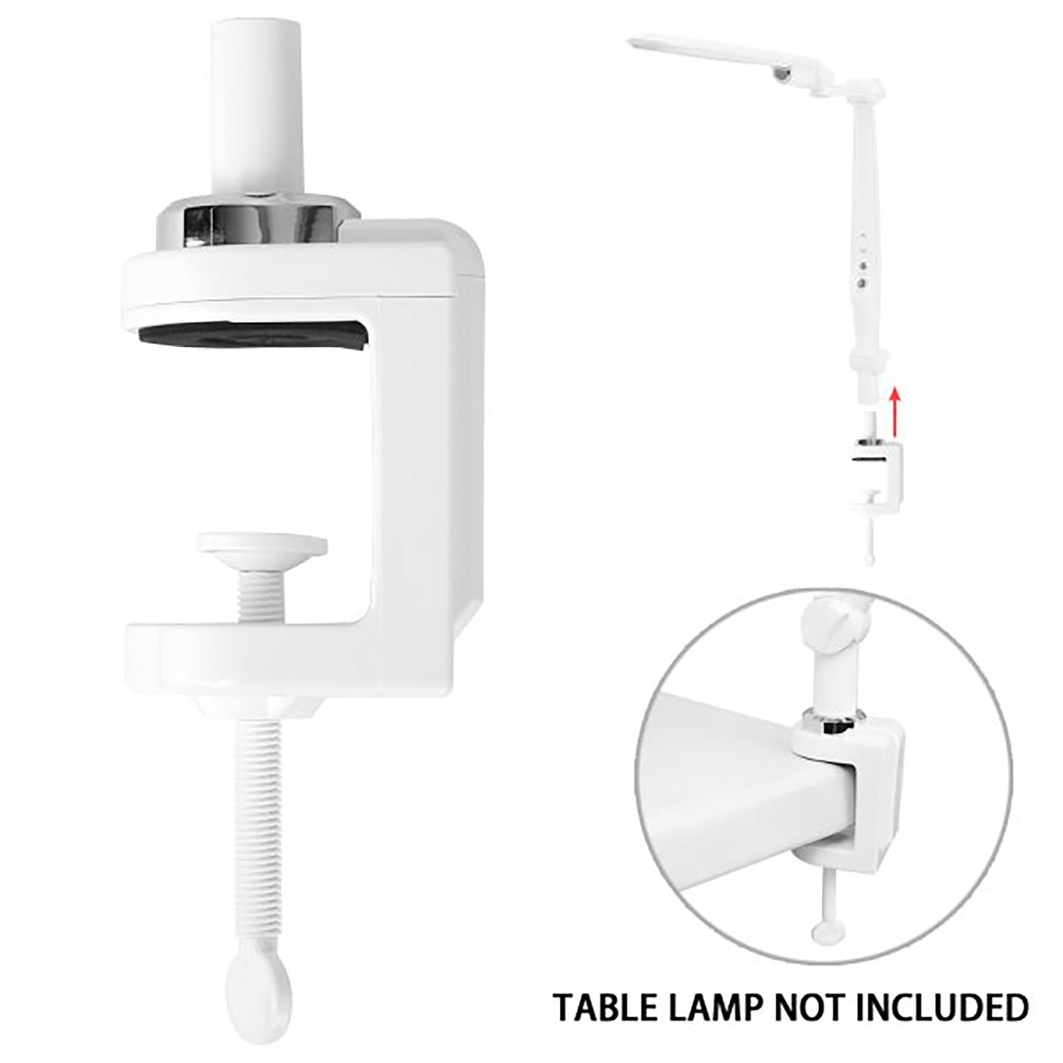 Table Lamp Clamp White