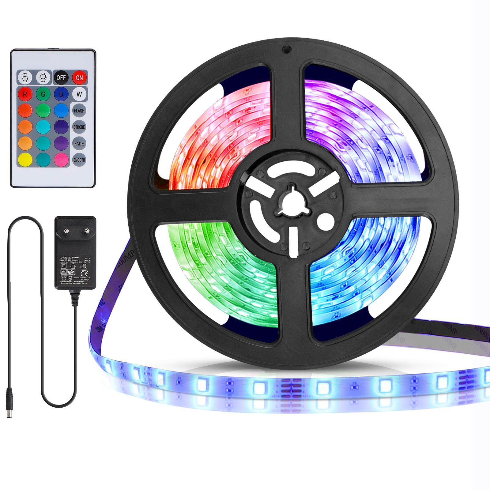 LED Low-voltage Strip Light 5m RGB