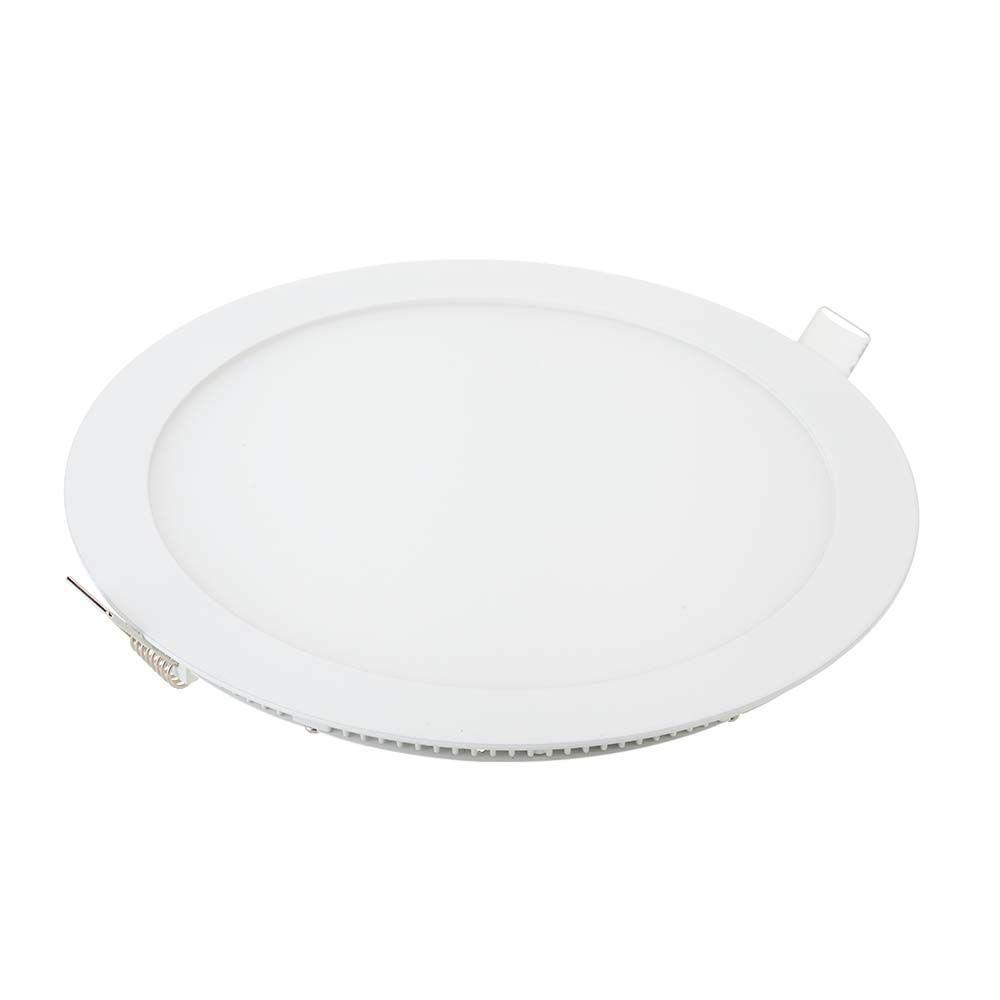 12W Panel LED, Barwa:6400K, Okrągła, VTAC, SKU 214859