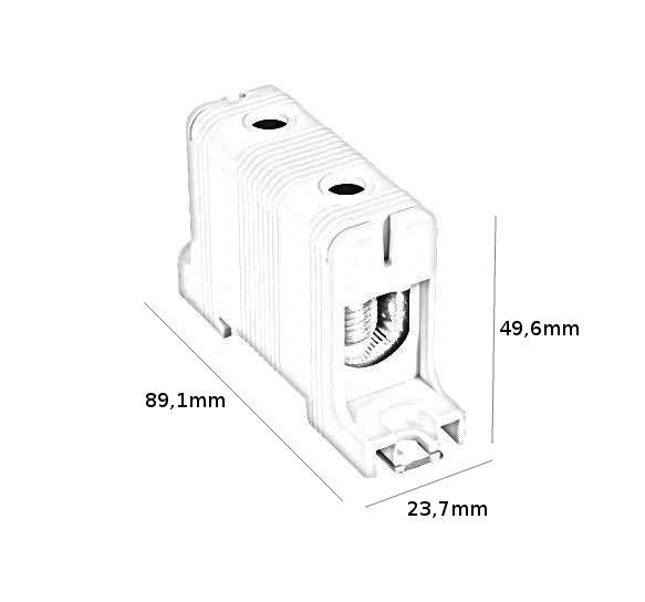 Listwa zaciskowa - Model FJ-E95 (szary)