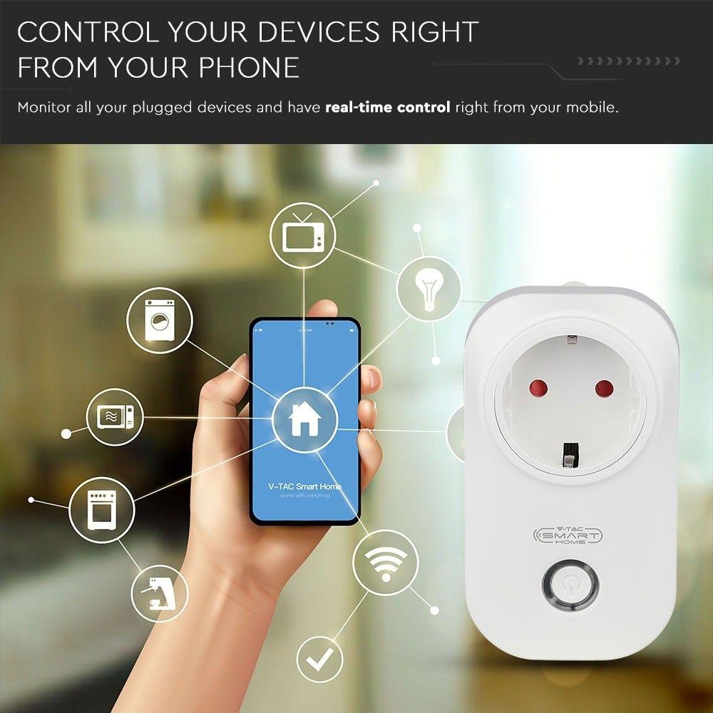 VT-5001 WIFI EU PLUG - WORKS WITH AMAZON ALEXA & GOOGLE HOME