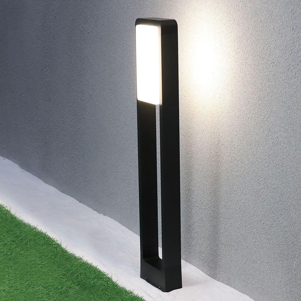 VT-33 10W LED BOLLARD LAMP SAMSUNG CHIP 6400K IP65 BLACK BODY