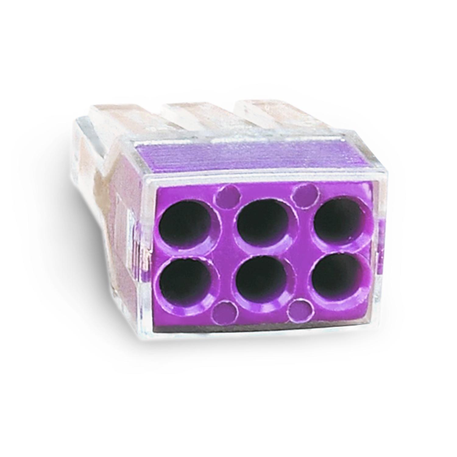 CMK-106 Terminal Blocks Transparent & purple