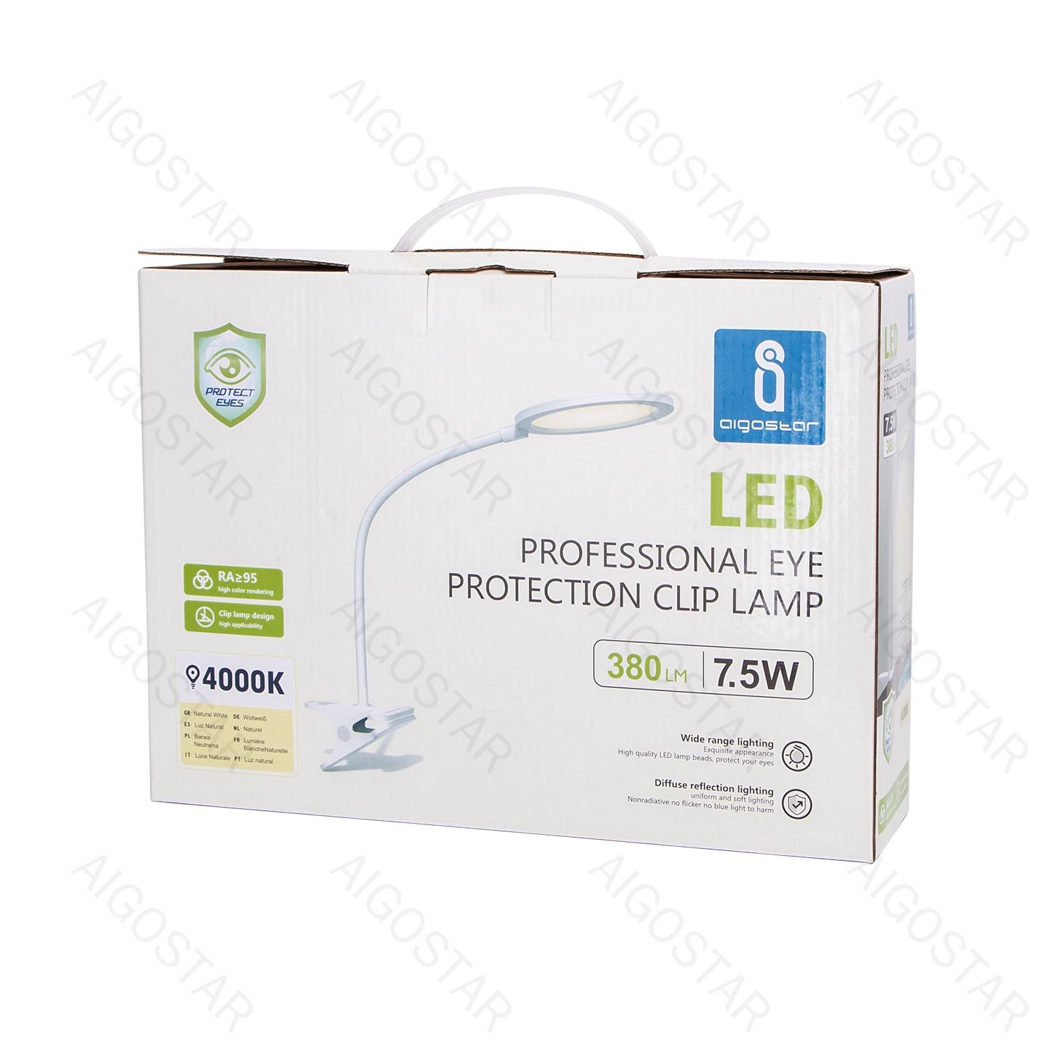 LED Eye-Protection Table Lamp White 7.5W 4000K