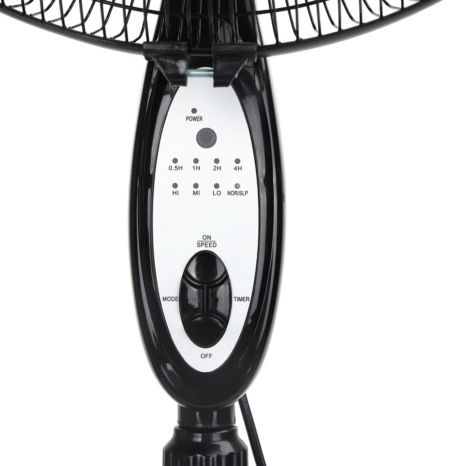 10-blade stand fan with remote control