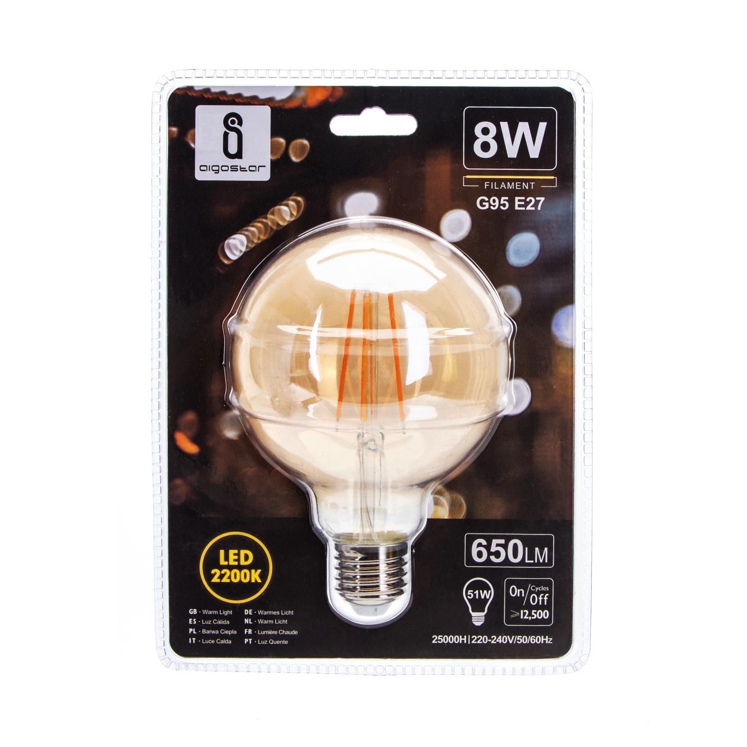 LED filament lamp G95