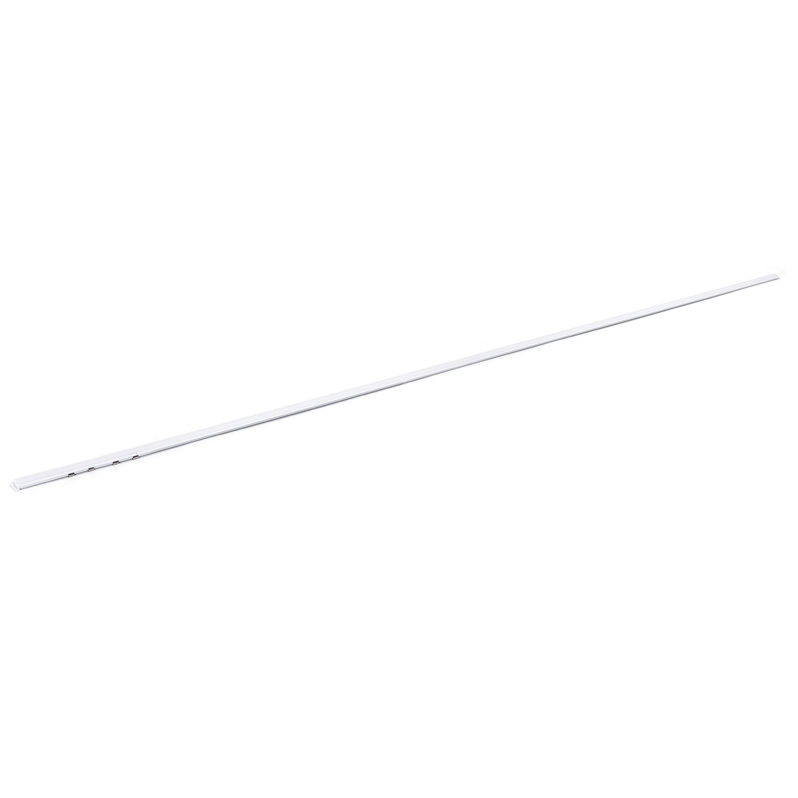 Flush-mounted LED strip channel, 2m, white