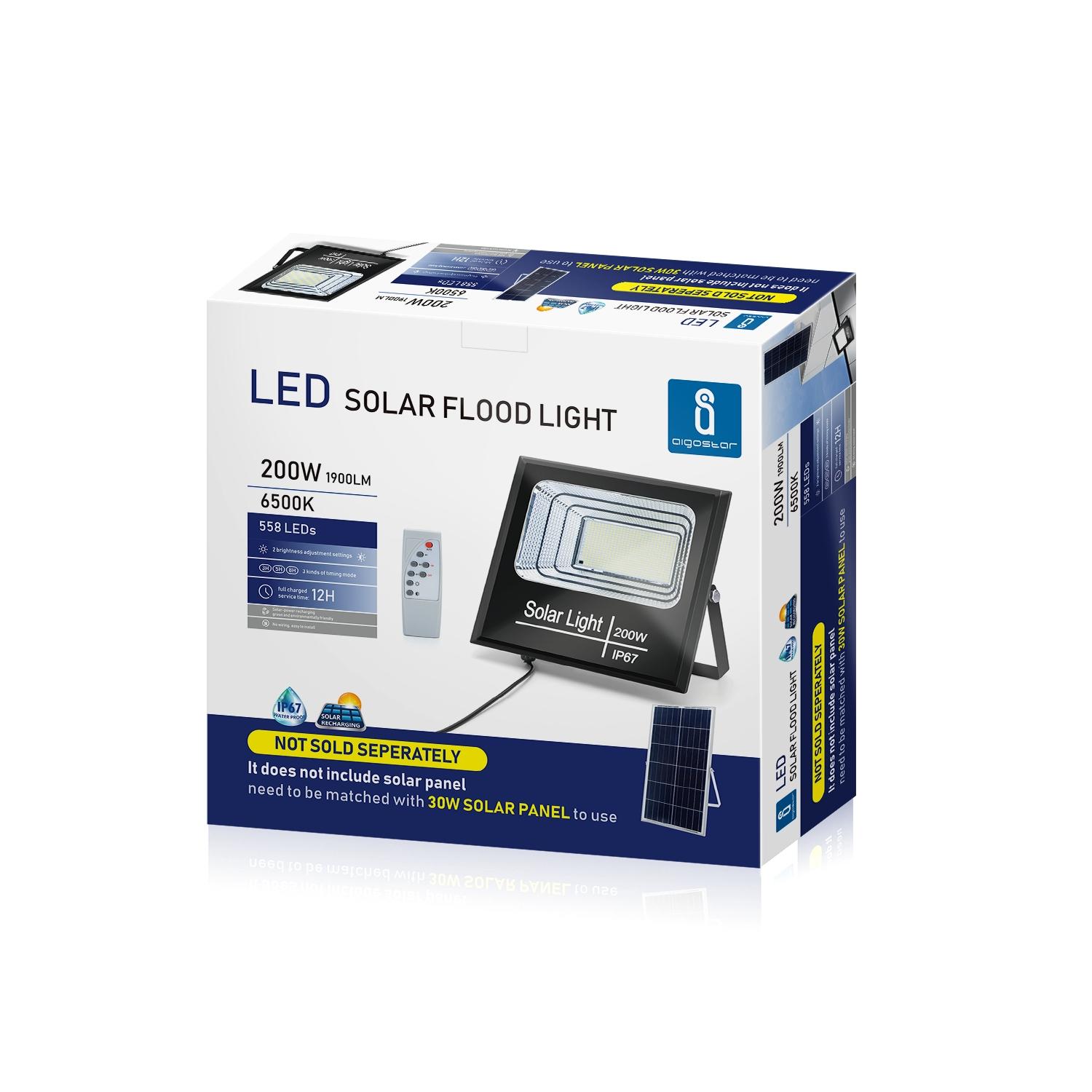 Solar flood light 200W IP67