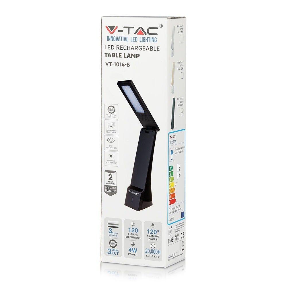 VT-1014 4W LED TABLE LAMP 3IN1-BLACK