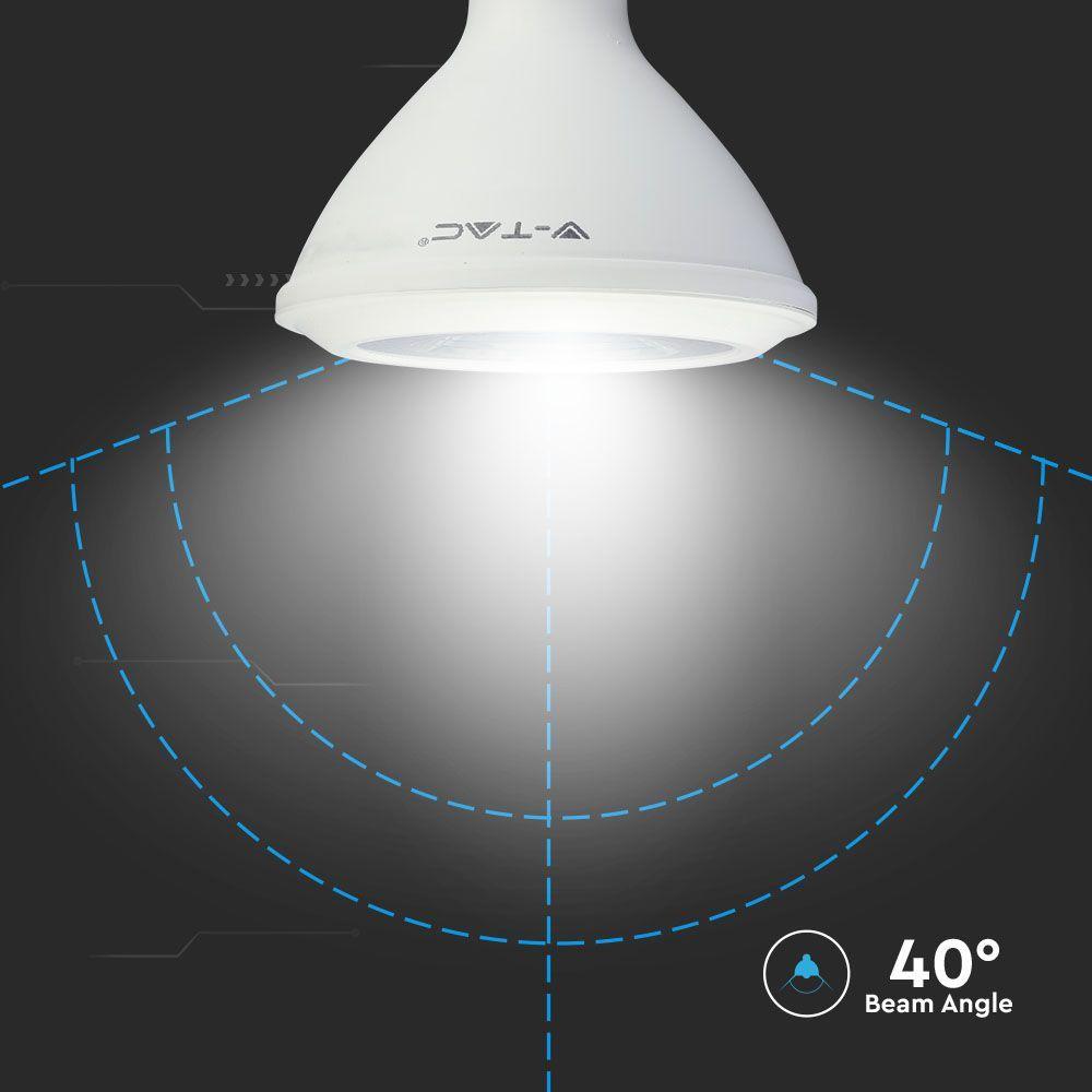 12.8W PAR 38 Żarówka LED, Chip SAMSUNG, Barwa:4000K, Trzonek:E27, VTAC, SKU 21151