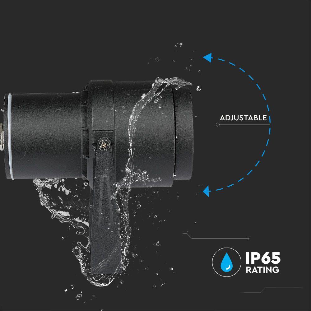 12W Oprawa ogrodowa SPIKE, Barwa:3000K, Obudowa: Czarny , VTAC, SKU 217544