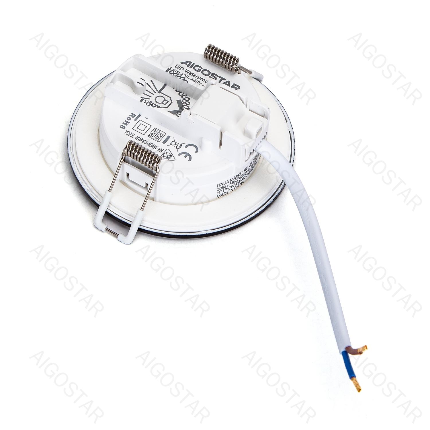 Wodoodporny downlight IP65 4,8W 3000K 3szt.