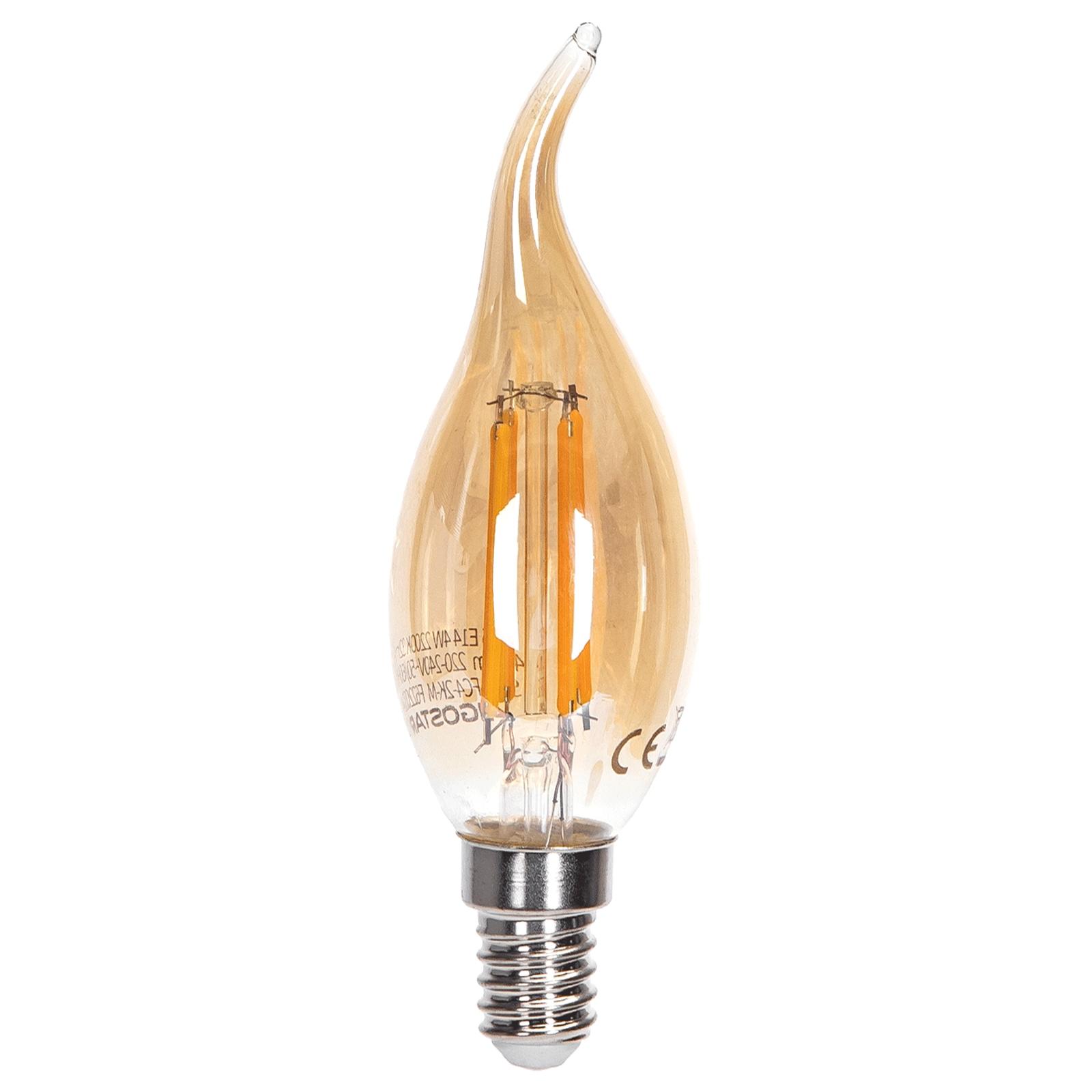 Żarówka świecowa LED Filament C35 E14