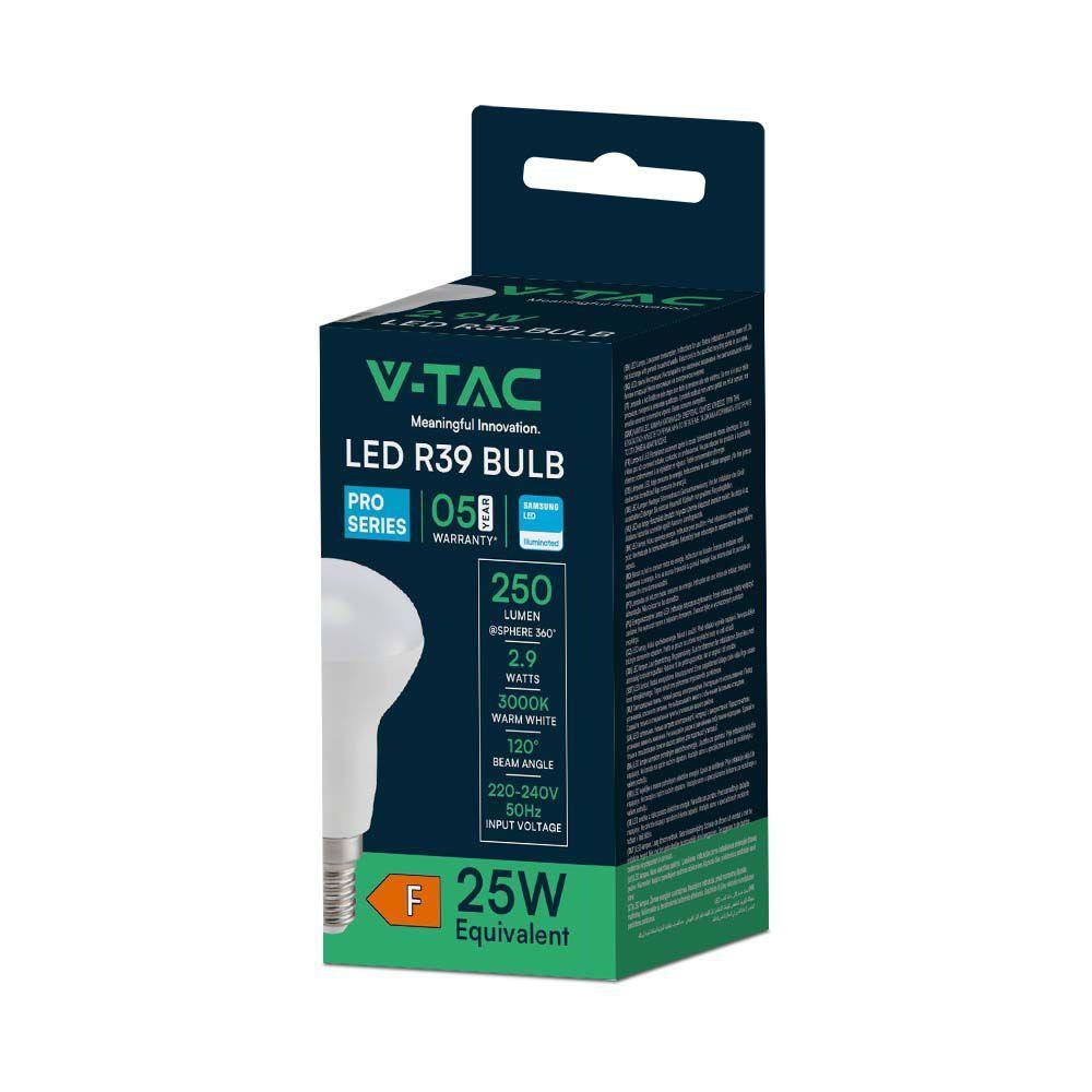 VT-239 2.9W R39 PLASTIC BULB SAMSUNG CHIP 3000K