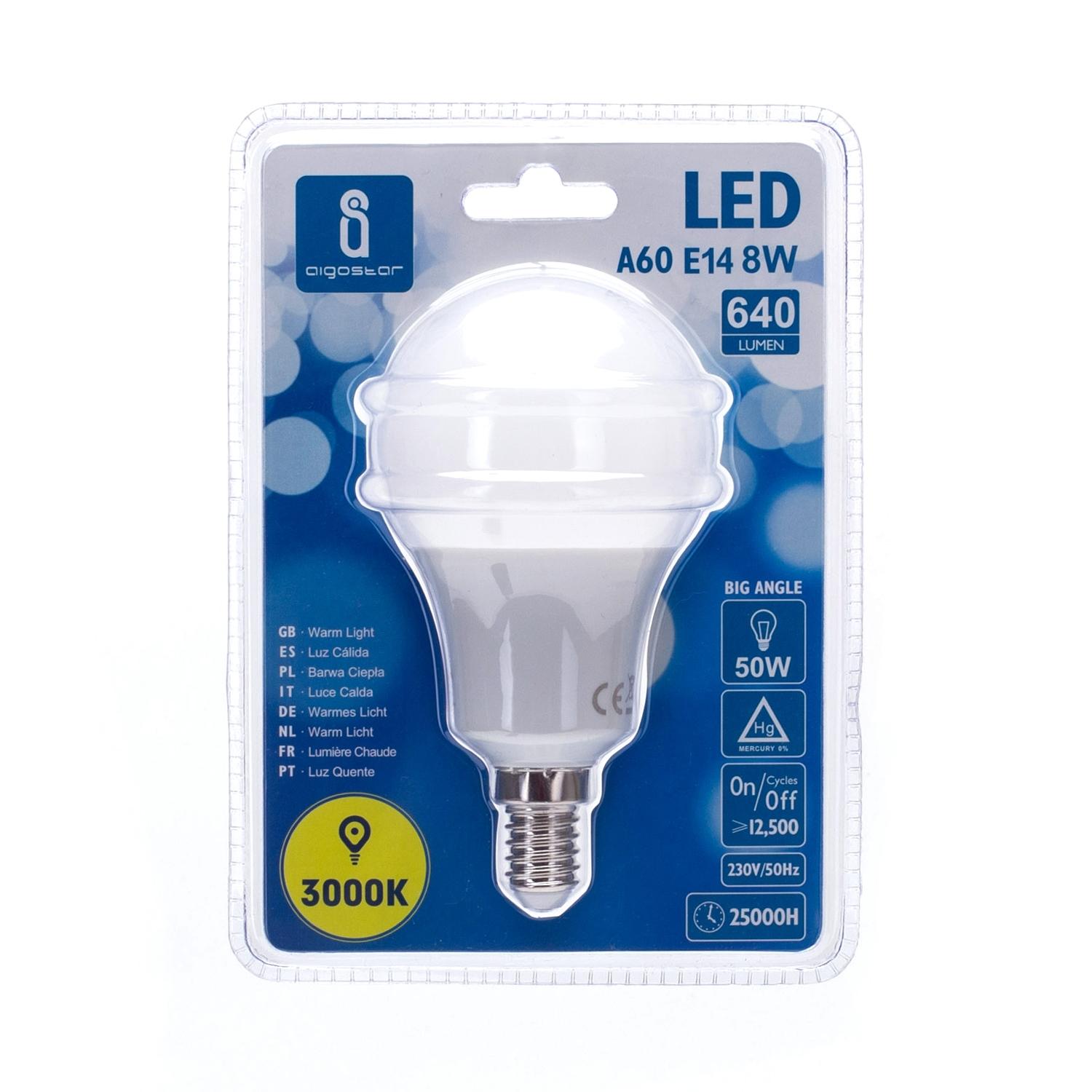 LED E14 8W A60 ( general bulb )