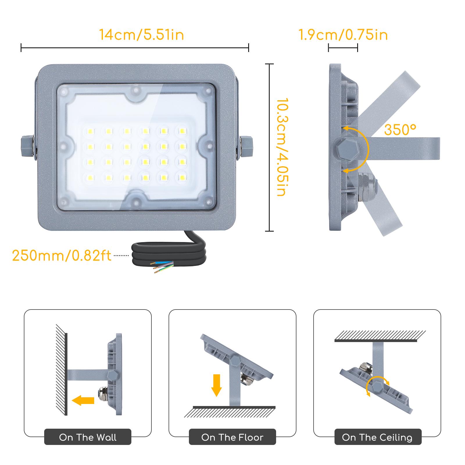 LED Slim Projector 20W