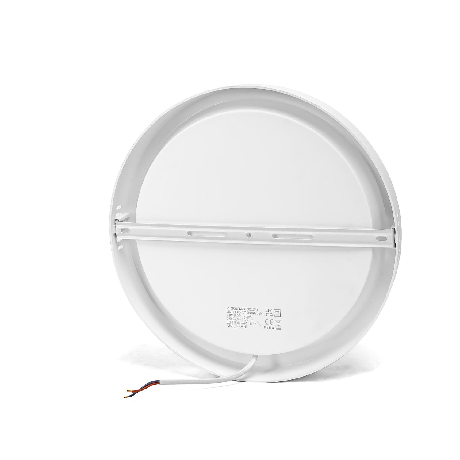 Downlight okrągły natynkowy LED 24W 3000K