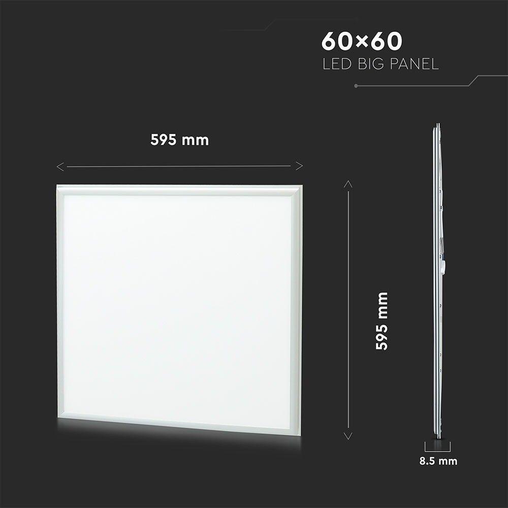 36W Panel LED 600x600mm, Barwa:3000K , VTAC, SKU 80831