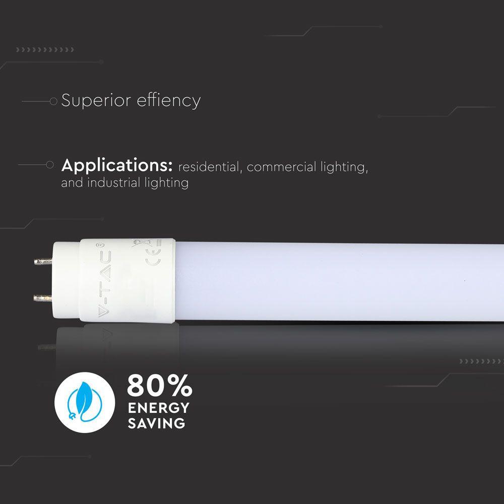 VT-9077 14W T8 LED PLASTIC TUBE NON ROTATABLE-90CM 4000K G13