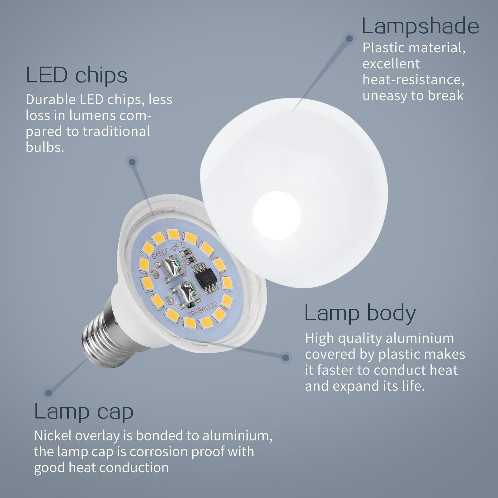 LED E14 7W G45