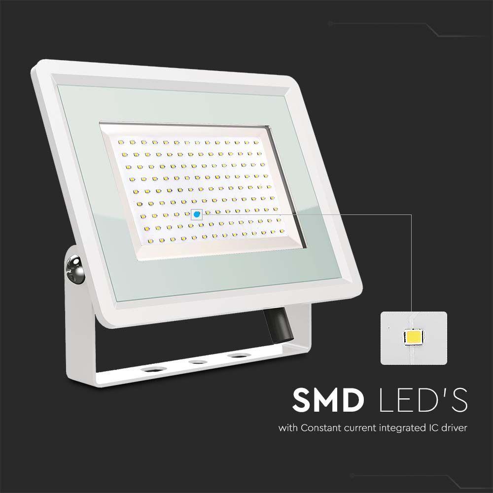 VT-49204 200W SMD FLOODLIGHT F-CLASS 6500K WHITE BODY