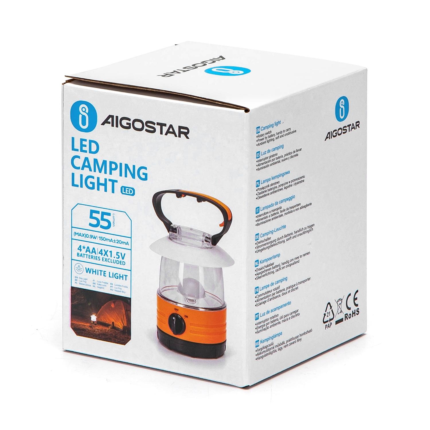 Camping lantern 4AA batteries