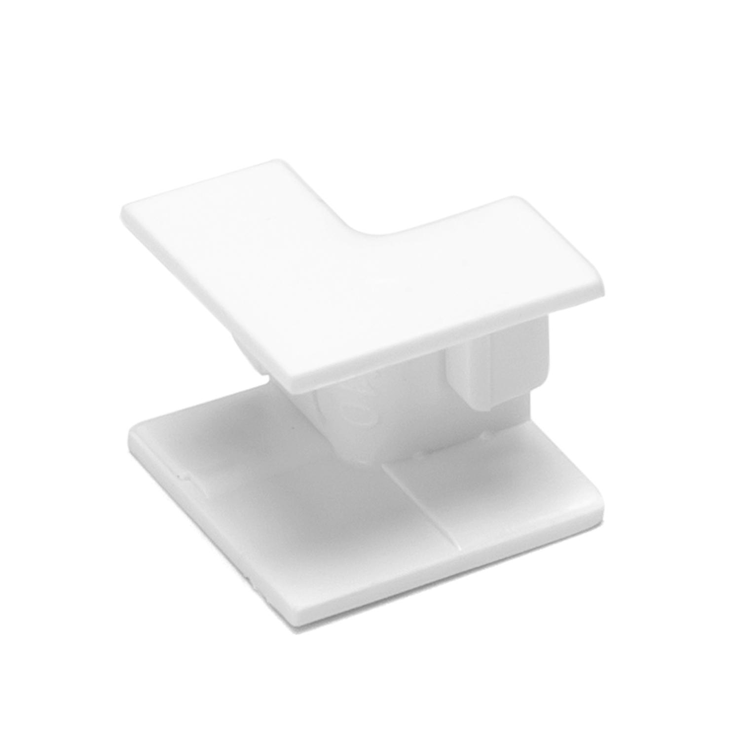 PVC Square Trunking Internal Bend White 15*10mm 4pcs