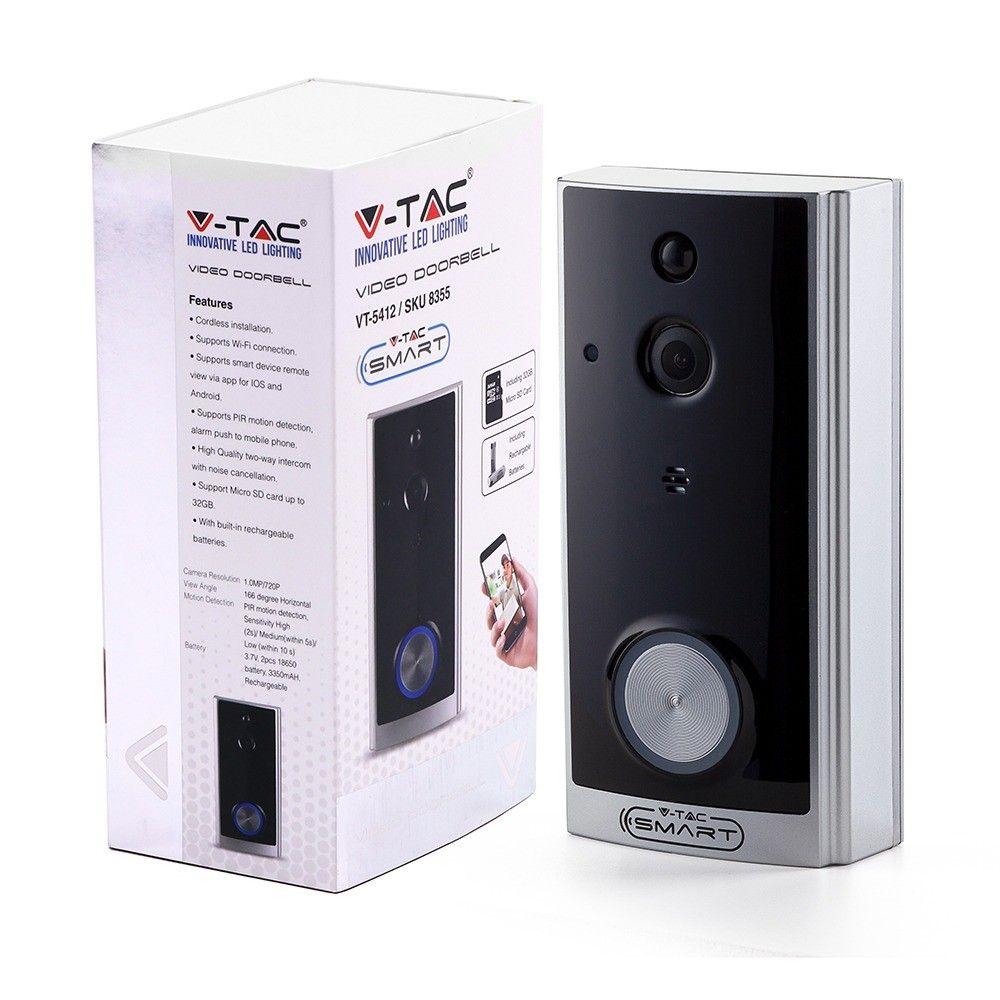 Dzwonek SMART Video-Audio, 1280 x 720P, VTAC, SKU 8355