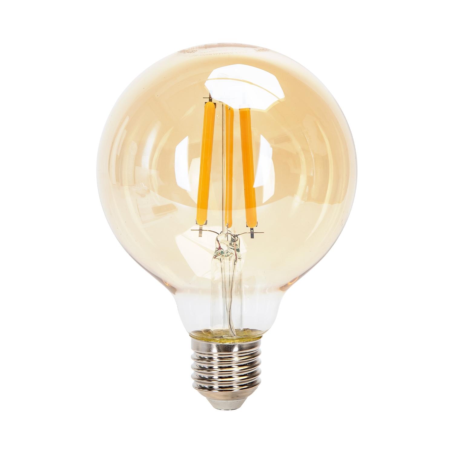 LED Filament Bulb (Amber) G95 E27 12W