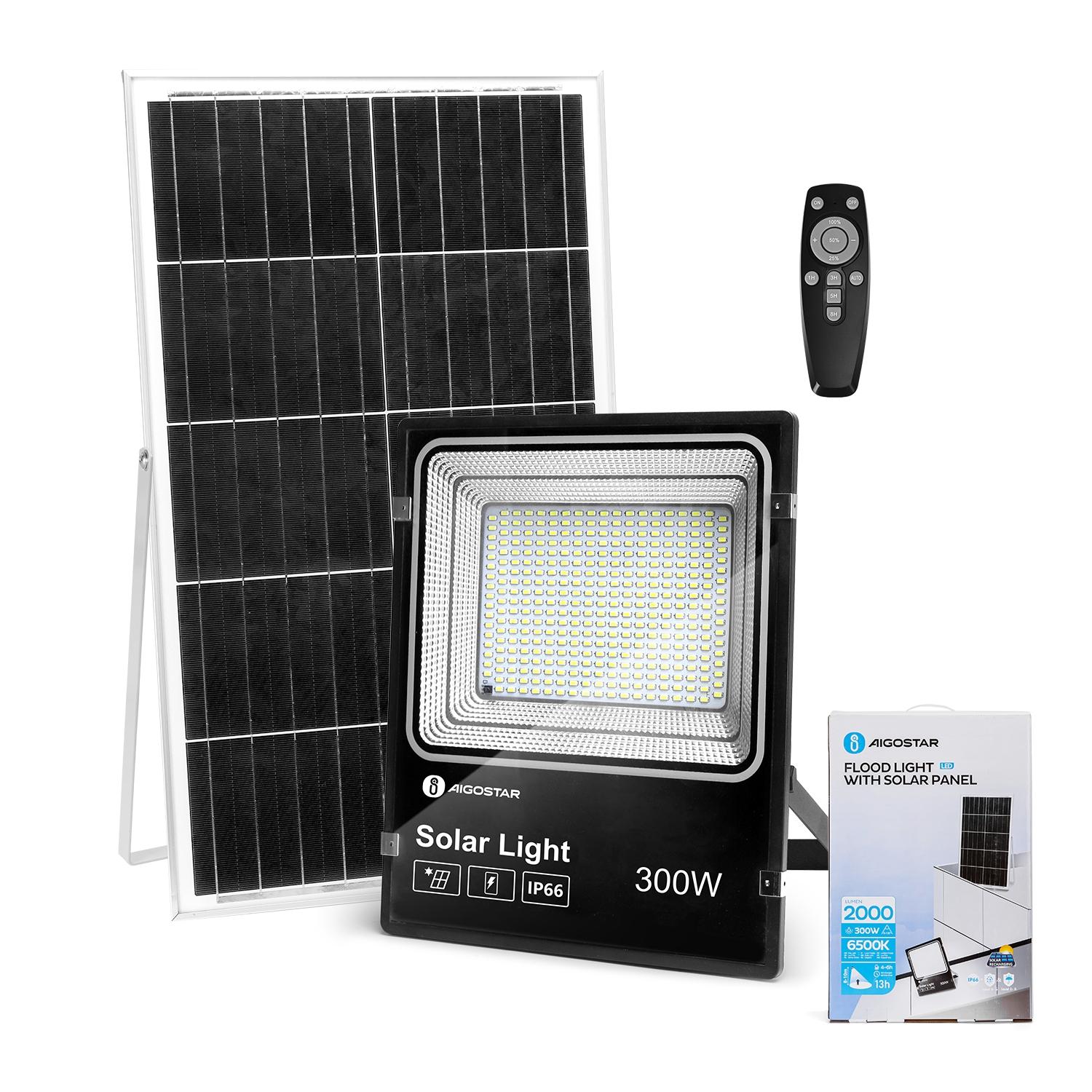 Solarny reflektor LED 300W (300W,6500K,Barwa Zimna,3000lm)