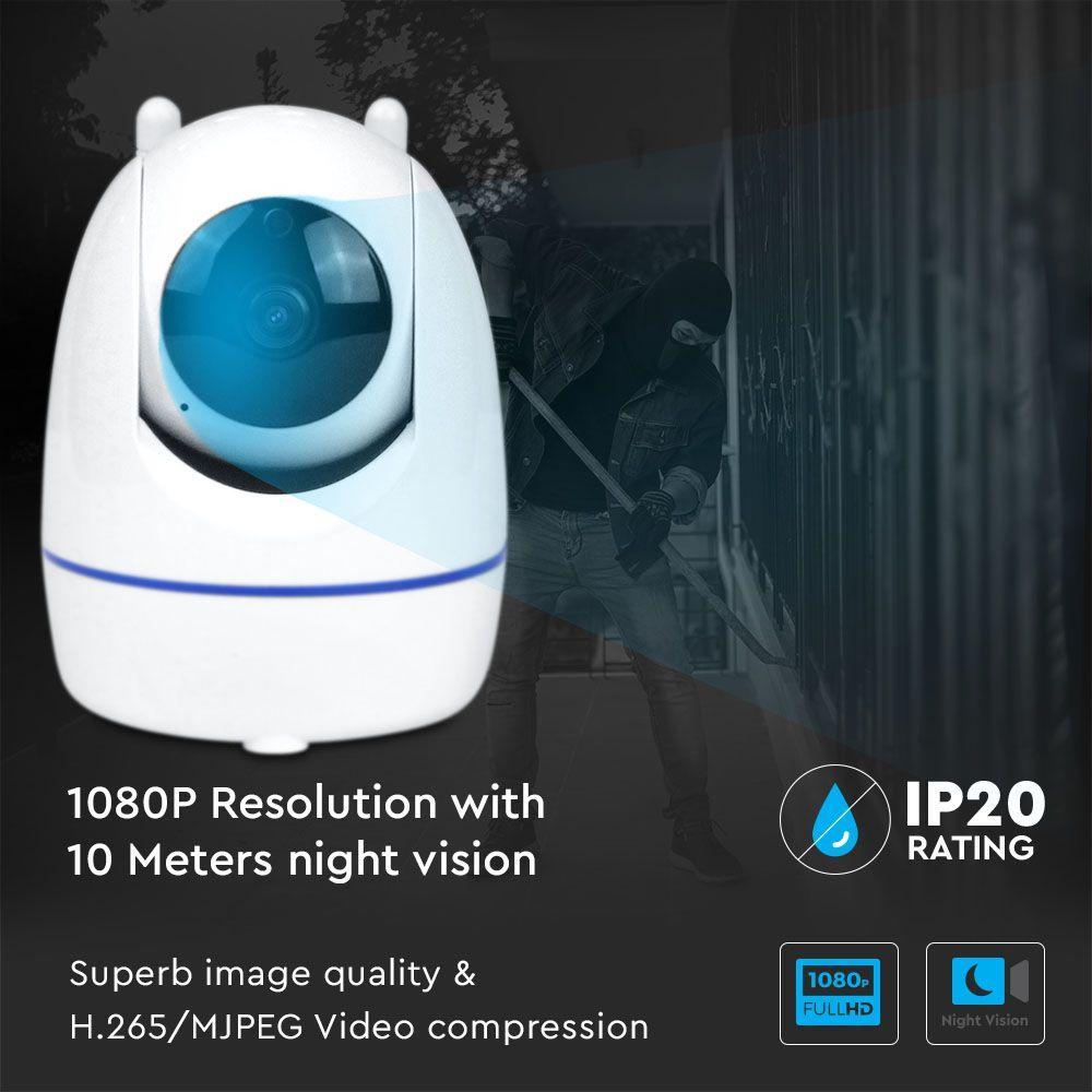 VT-5156 IP INDOOR WIFI CAMERA-3MP-IP20-DOME