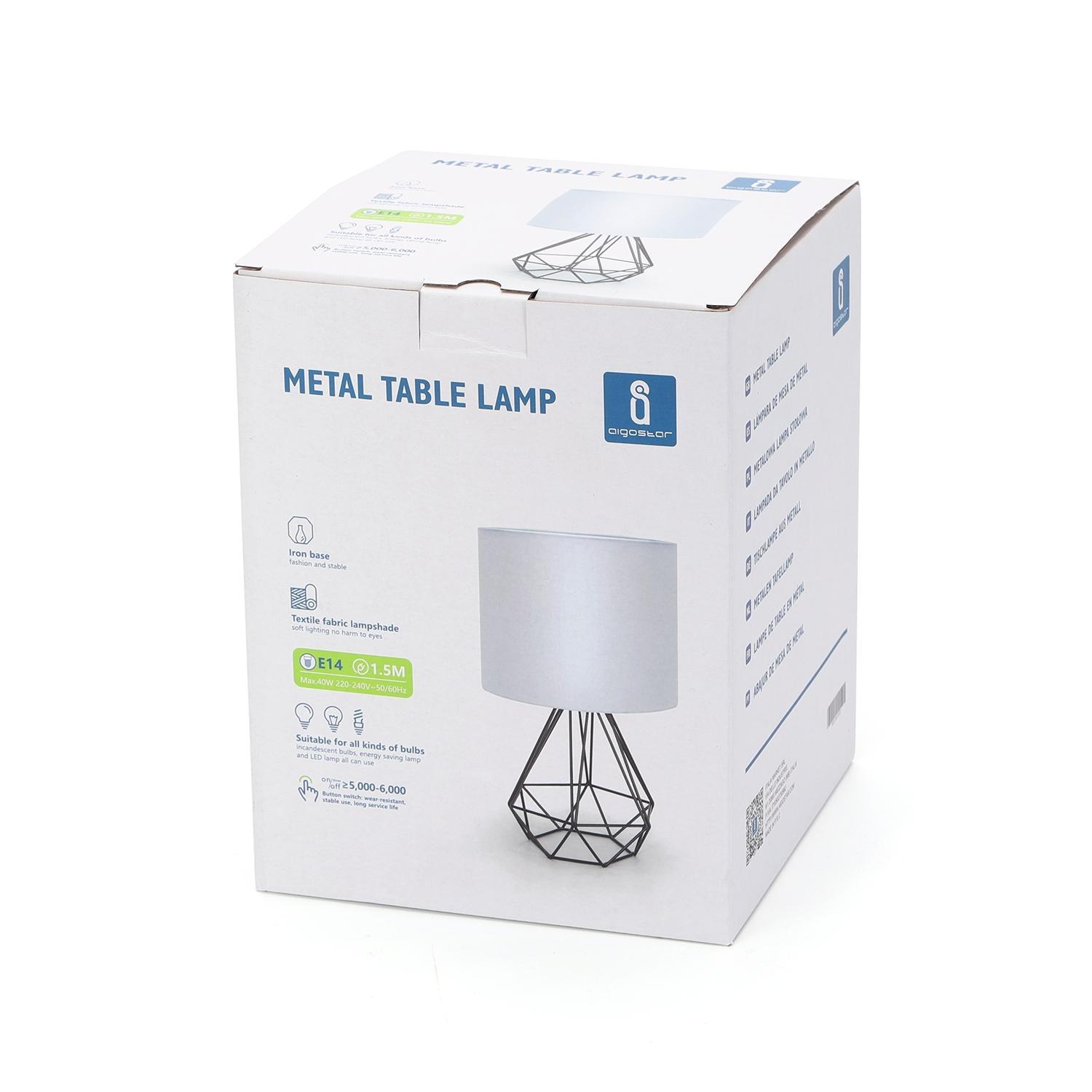 Metal Table Lamp (Without Light Source) E14