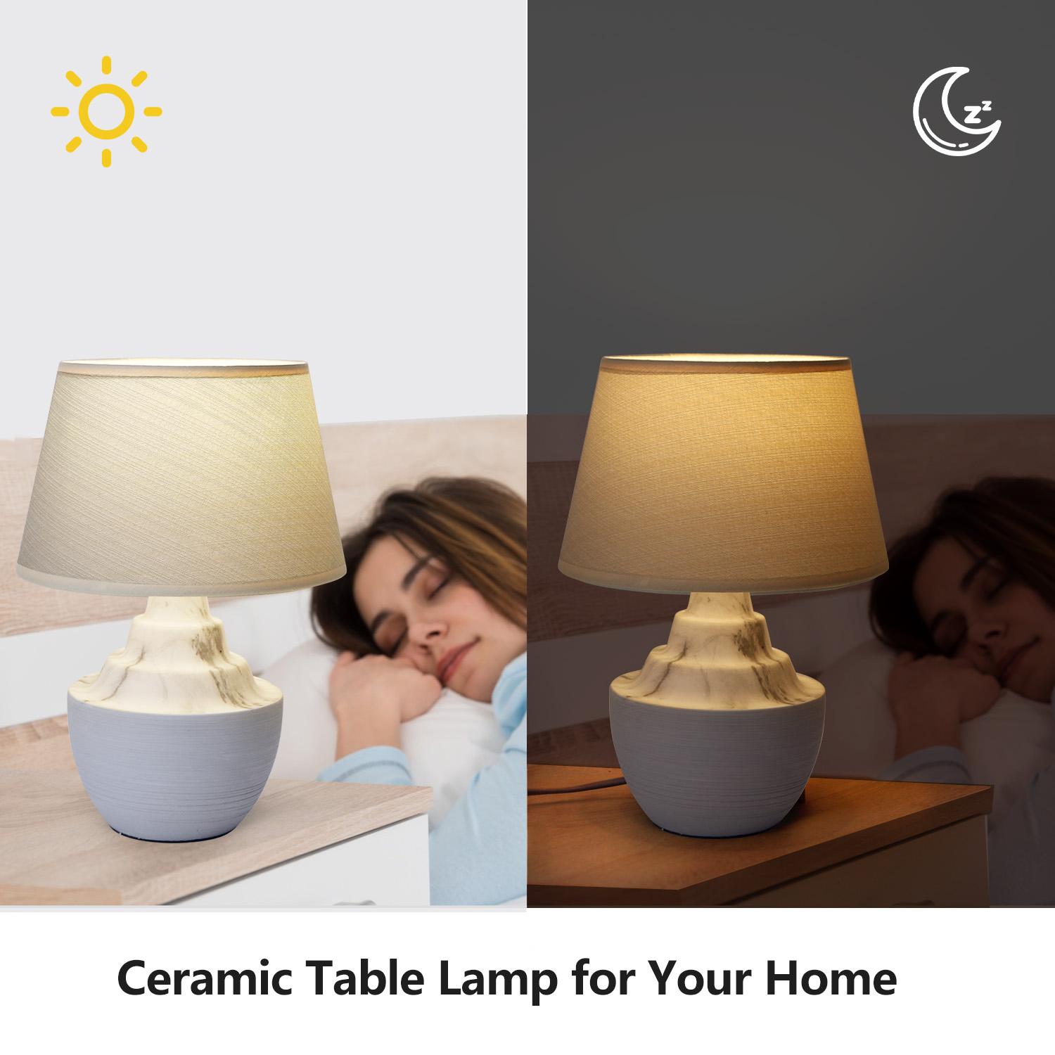 Ceramic Table Lamp (Without Light Source) E14