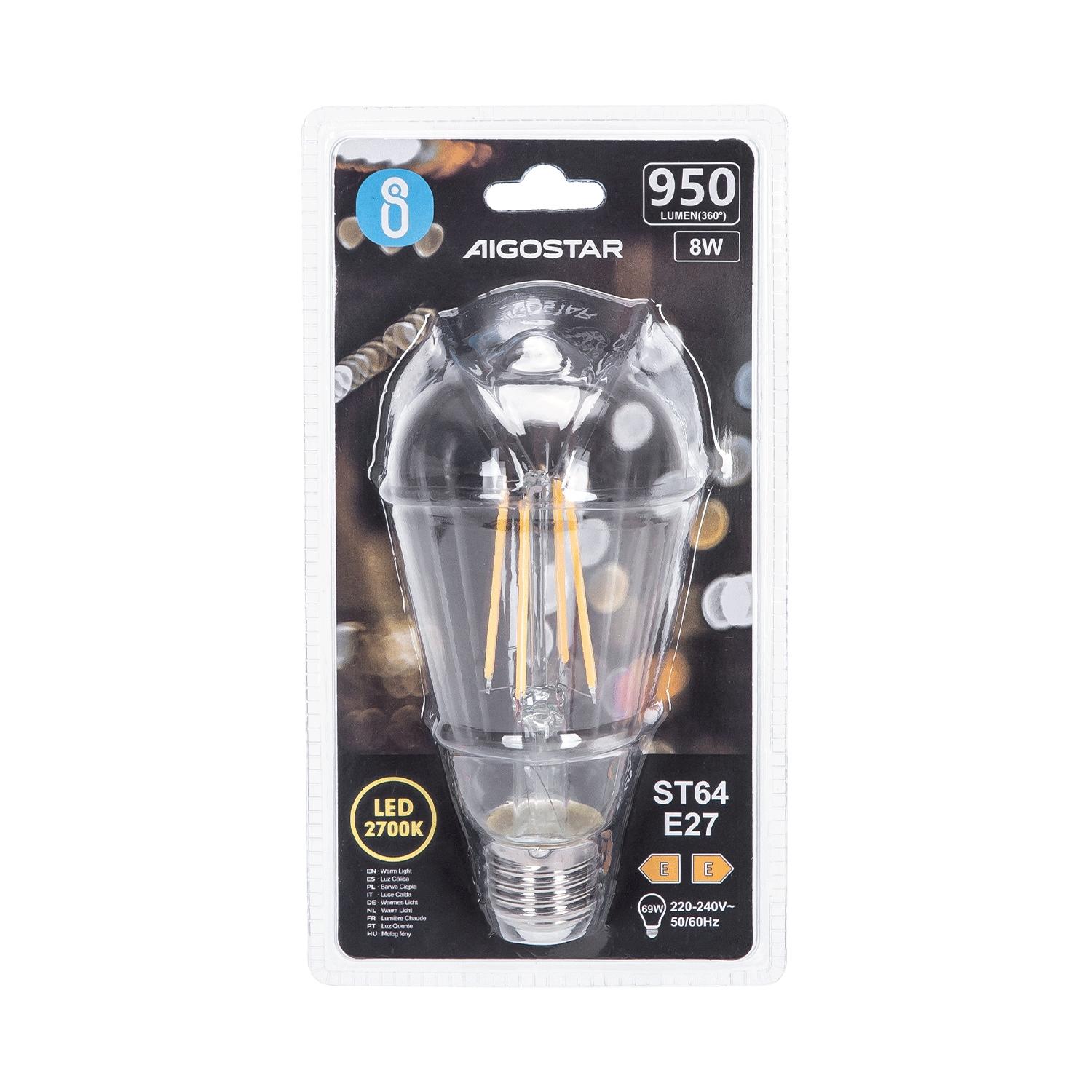 LED filament lamp ST64