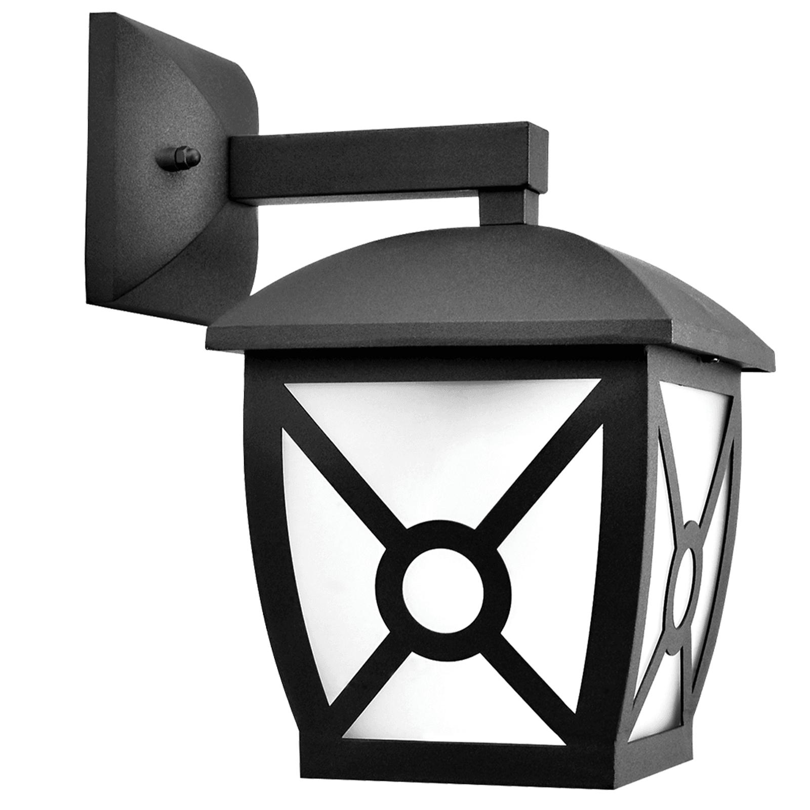 Vintage Wall Light Black (Without Light Source) E27