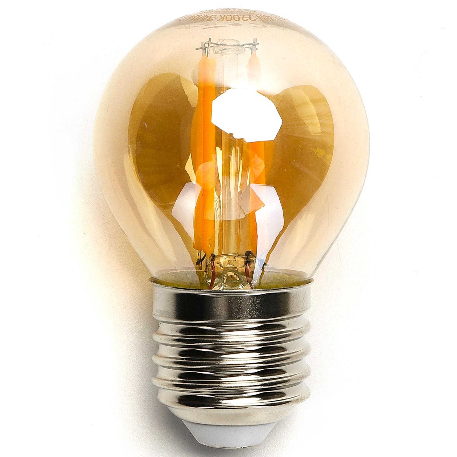 LED filament lamp G45