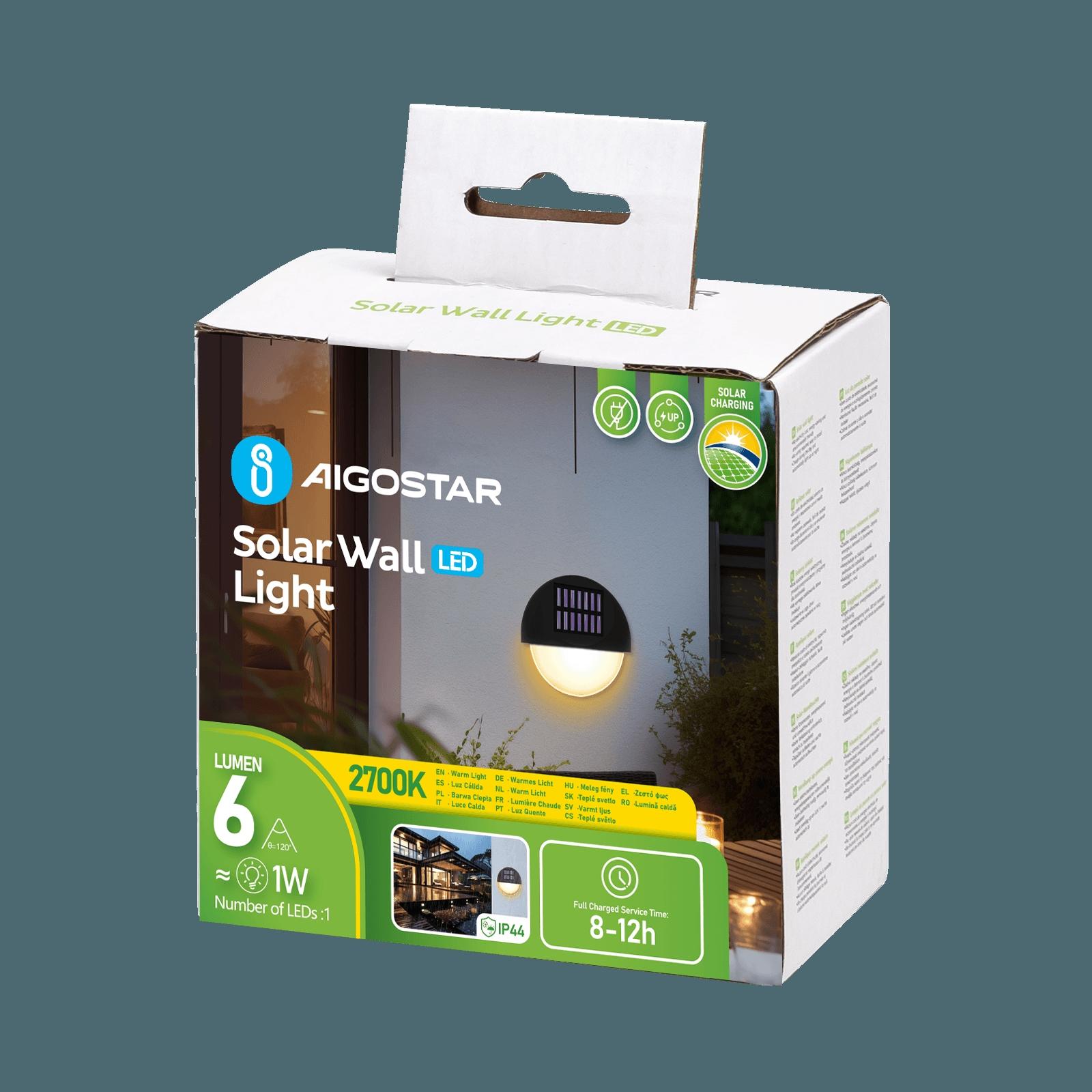 Solar wall lights 0.03W IP44