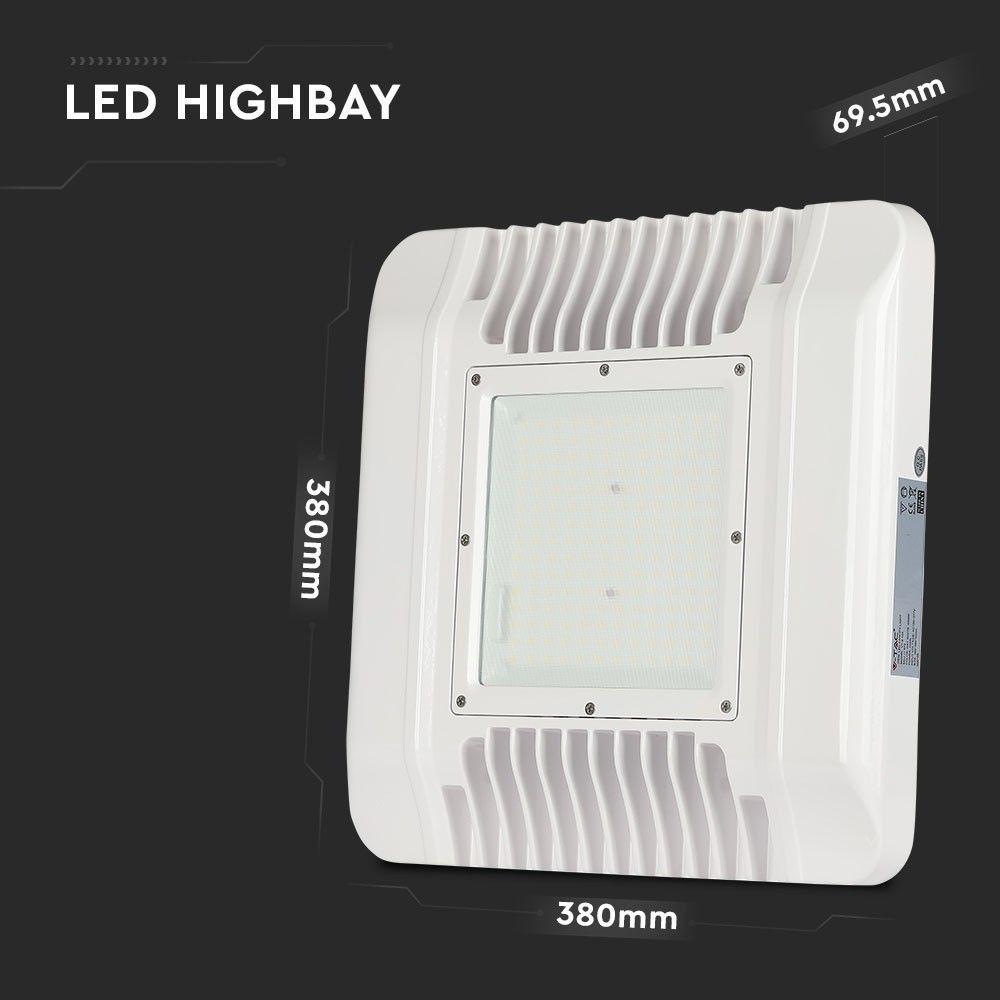 VT-9-155 150W LED CANOPY LIGHTING(MEANWELL DRIVER) SAMSUNG CHIP 4000K IP65 (120LM/W)