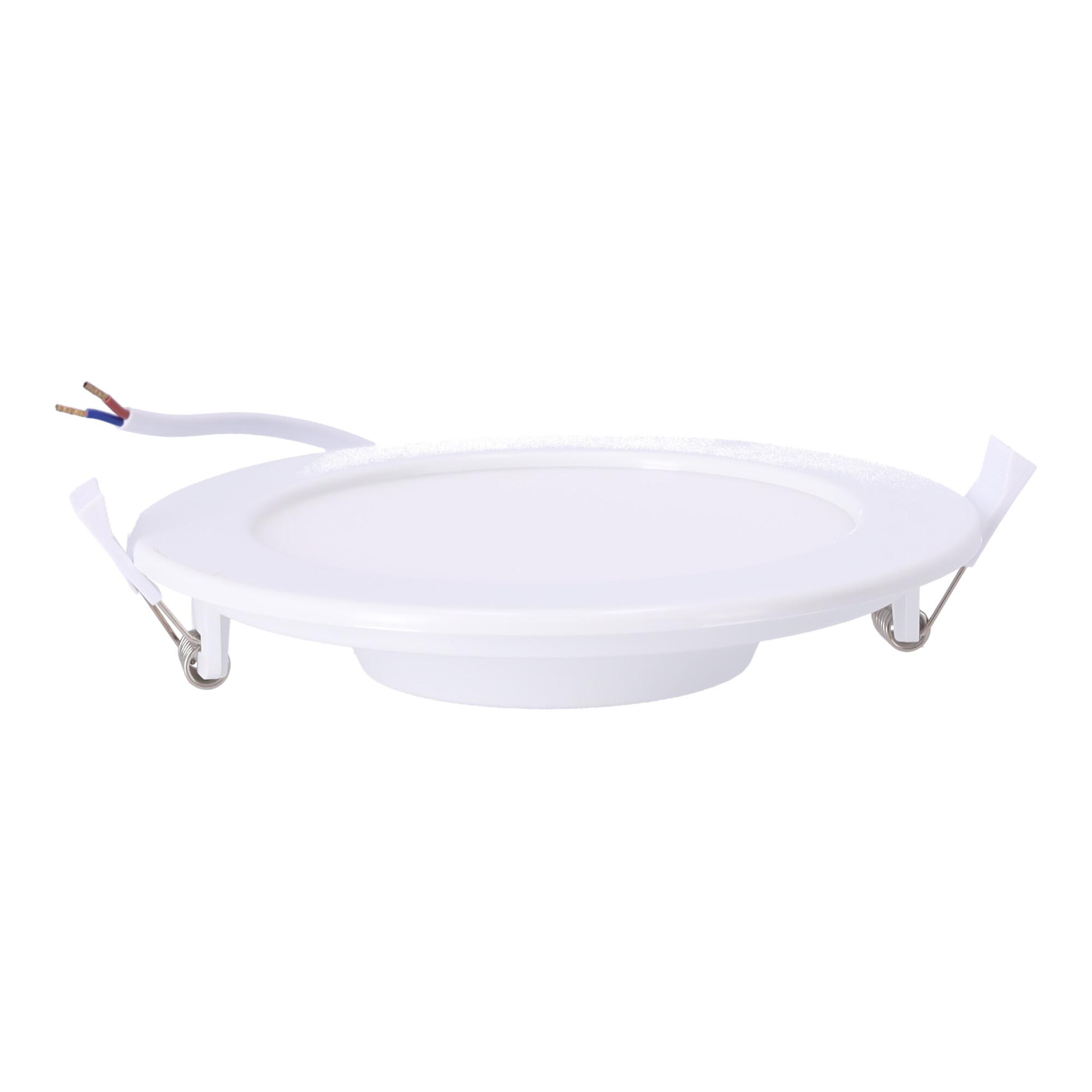 E6 LED Ultra-thin Flush-mounted Round Downlight 12W Natural Light