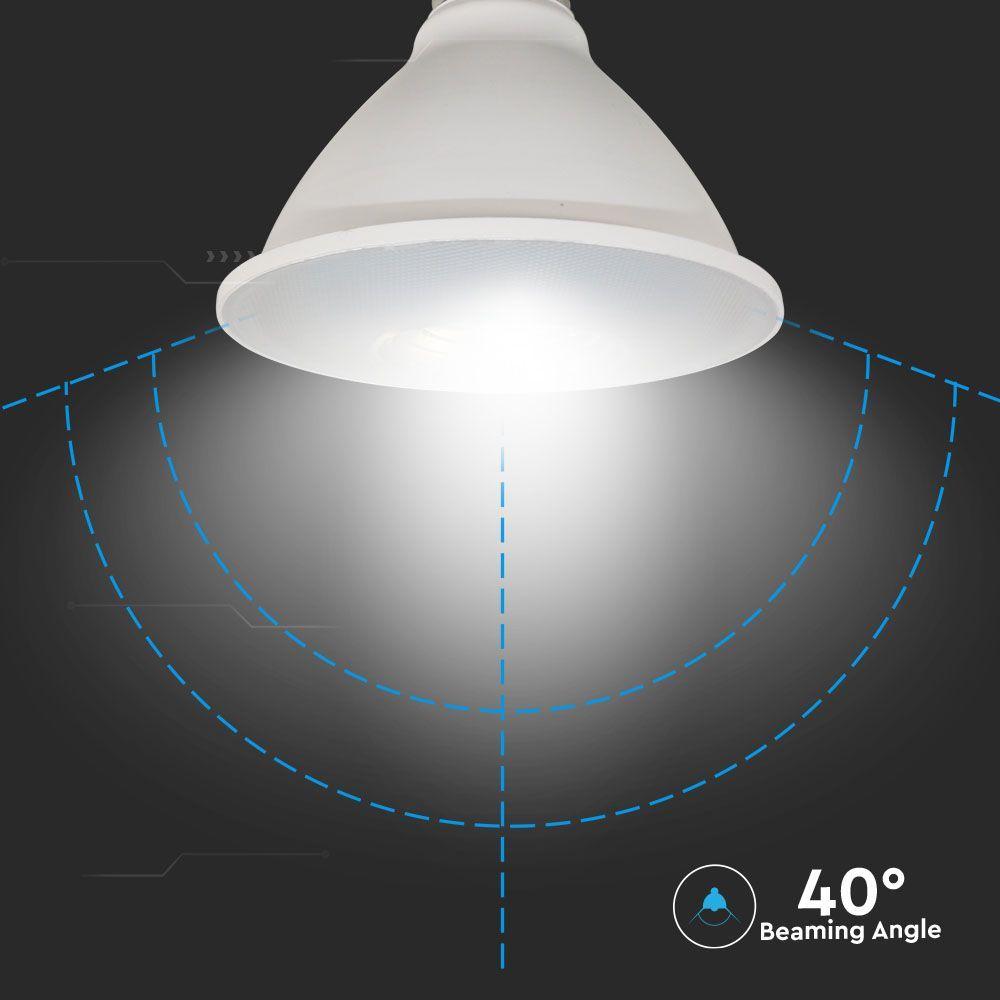 11W PAR 30 Żarówka LED, Chip SAMSUNG, Barwa:3000K, Trzonek:E27, VTAC, SKU 153