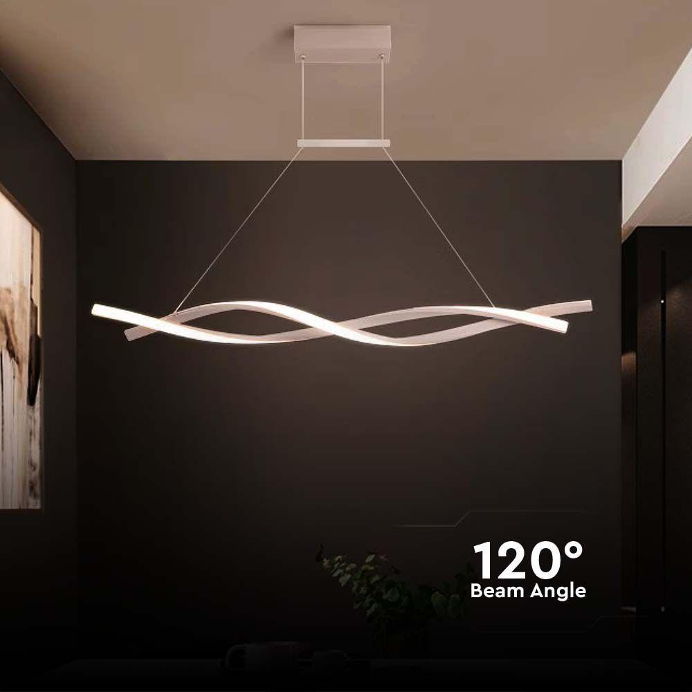 Lampa wisząca LED (120*100CM), Barwa: 4000K, Obudowa: Biała      , VTAC, SKU 10049