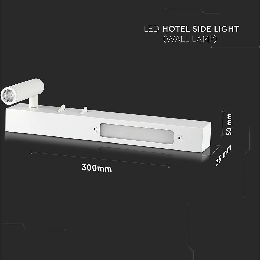 VT-2953 3W+6W LED BEDSIDE LIGHT(WALL LAMP) 3000K-WHITE