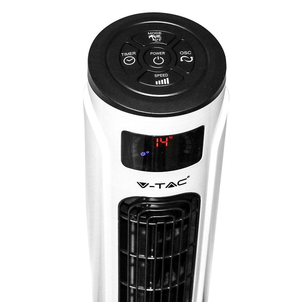 VT-5566 55W TOWER FAN(BS PLUG) WORKS WITH ALEXA & GOOGLE HOME